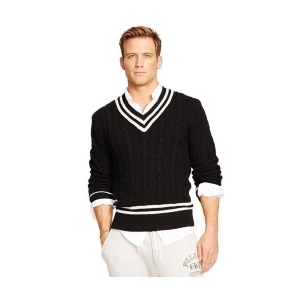 Sweater Men Sports Cricket Golf V Neck Knitted T Shirt Causal Jumper Sweater Warm Thermal Jumper Pullover