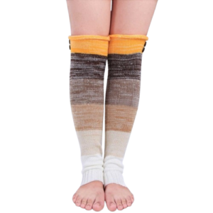 Cable Knit Legwarmers Knee High Calves Warmer Hot Sale