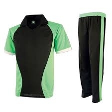 Team Sports Uniform Cricket Dress Half Sleeve Shirt Trouser Set Men Adult
