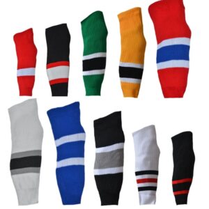 Ice Hockey Accessories Warm Knitted Hockey Socks Knit - Senior/Junior Sizes, Multiple Colors