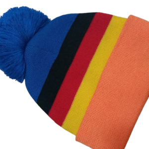 Men Acrylic Cuff Lined Sport Knit Sideline Beanie Winter Warm Hat Sports Warm