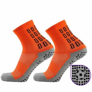 Men Anti-Slip Socks Football Ankle Socks Non Slip Sports Athletic Soccer Socks