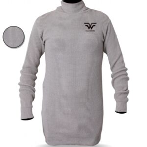 Casual Fashion Clothing Jumpers Sweater Plain High Neck Heavy Wool Acrylec Cabel Knitted Full Sleeve Sweater
