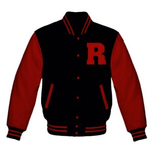 Bomber Team Logo Embroidered Varsity Jacket Baseball College Unisex Jacket